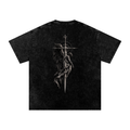 (Back) Oversize Guardian Angel Washed Tee