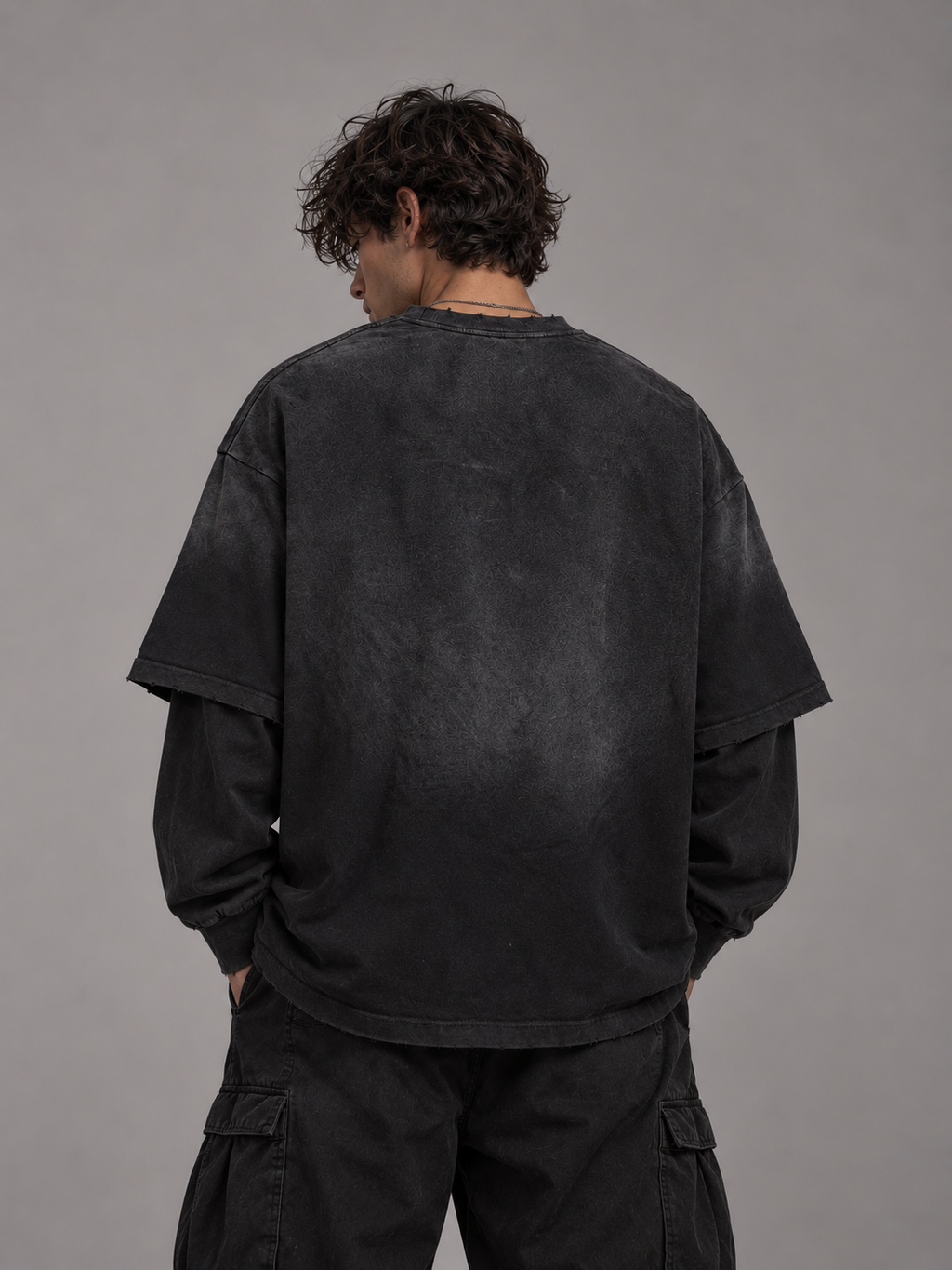 Sunfade Oversize Two Piece Tee