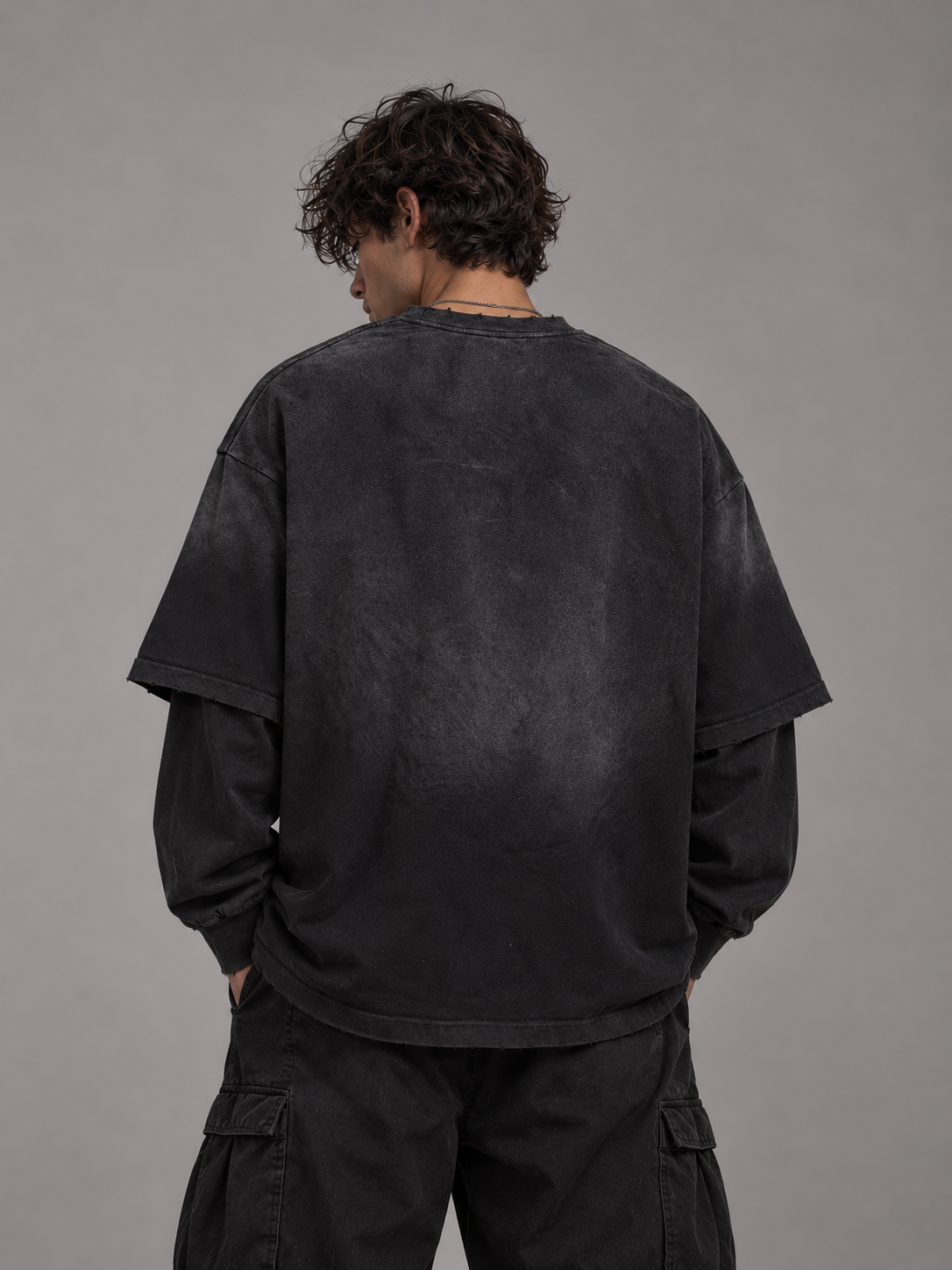 Sunfade Oversize Two Piece Tee